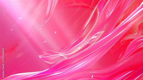 Pink background, shimmering.Pink gradient background, luminous effect, in the style of digital art © paisorn