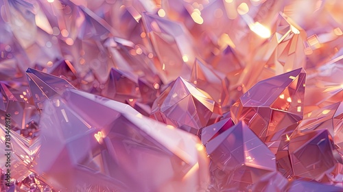 A field of crystalline shapes