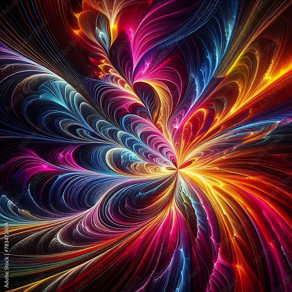 colorful abstract fractal background colorful abstract fractal background