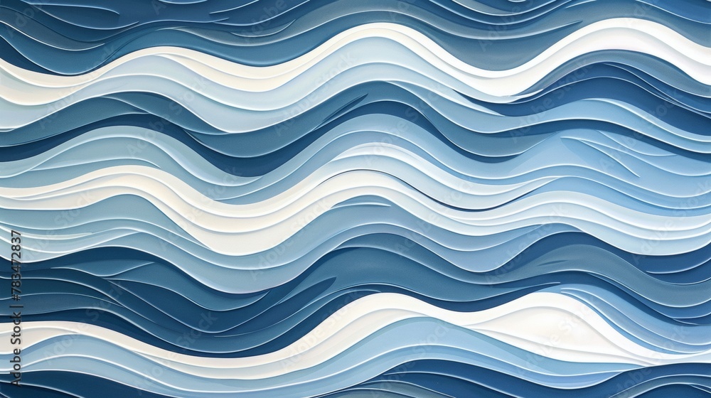 Fototapeta premium simplified water pattern