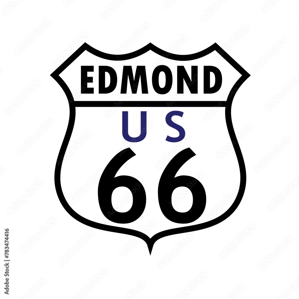 Edmond Route 66 Sign Edmond Route 66 Sign