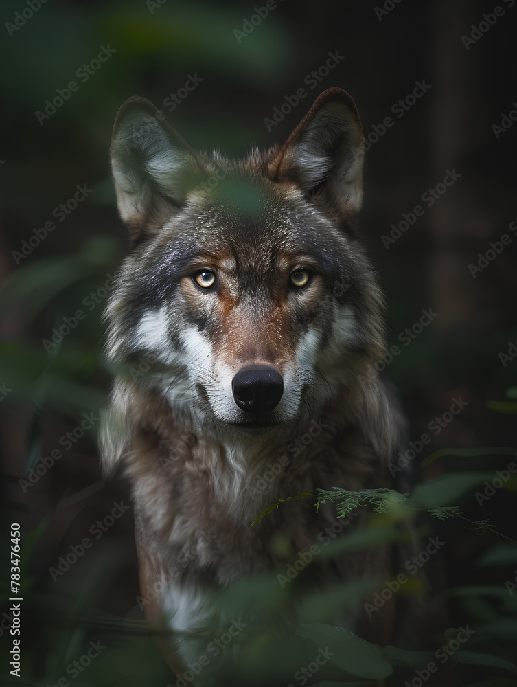 Fototapeta premium gray wolf lupus