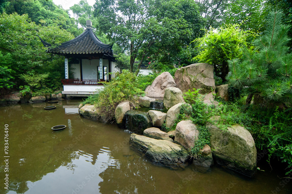 Scenery of Tiger Hill Park, Suzhou City, Jiangsu Province, China Scenery of Tiger Hill Park, Suzhou City, Jiangsu Province, China