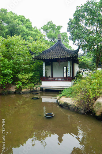 Scenery of Tiger Hill Park, Suzhou City, Jiangsu Province, China