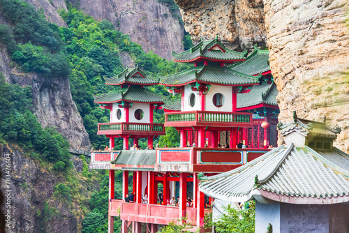 Xuankong Temple in Lingtong Mountain, Heping County, Zhangzhou, Fujian，China photo