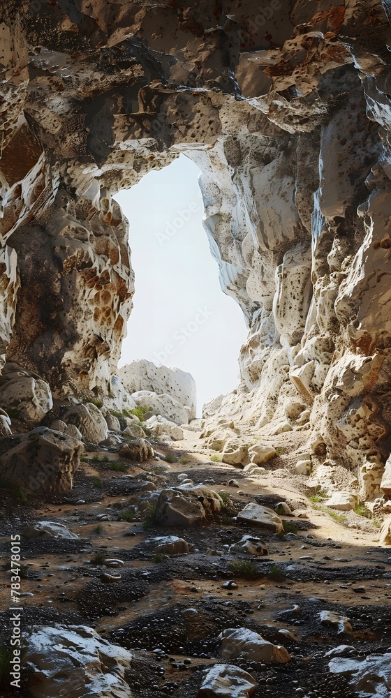 a Sunlit Cave