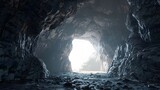 a Sunlit Cave