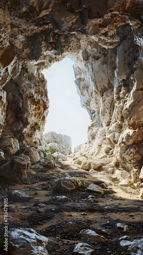 a Sunlit Cave