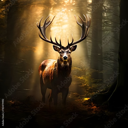 deer in the woods © muddasir