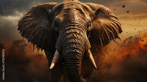 Echoes of the Savannah: An African Elephant's Tale of Majesty, Struggle, and Wisdom © Whispering