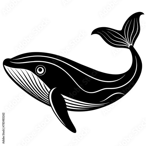 Whale mascot,Whale silhouette,vector,icon,svg,characters,Holiday t shirt,black fish drawn trendy logo Vector illustration,fish on a white background,eps,png