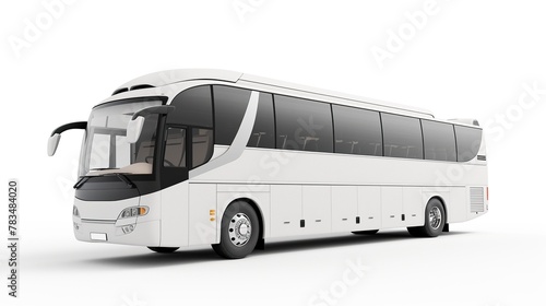 Bus isolated on white background 
