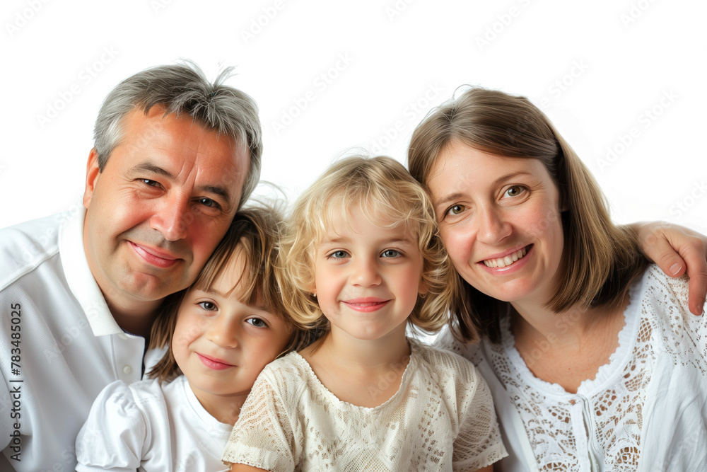 Fototapeta premium Family Portrait, Generative AI