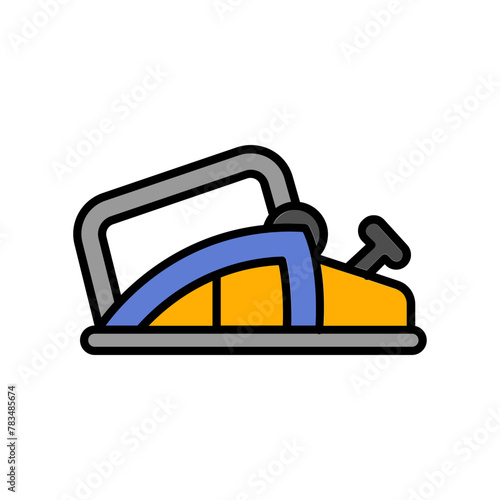 Planer icon. fill color icon