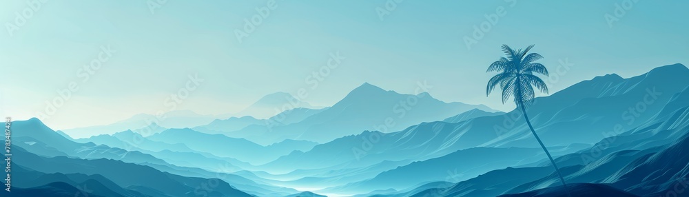  A minimalist representation of a landscapes