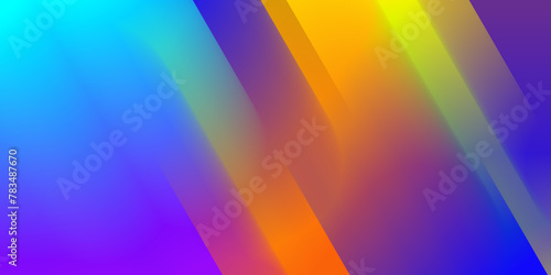 Smooth and blurry colorful gradient mesh background. Modern bright rainbow colors. Easy editable soft colored banner template. Premium quality. illustration 