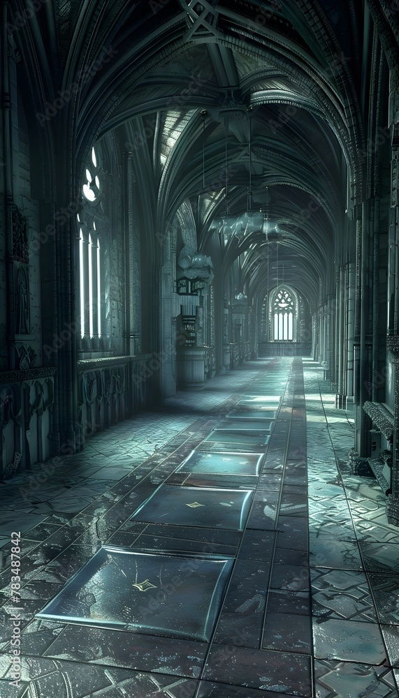Ghostly Echoes Through the Cavernous Gothic Halls:Exploring the Haunting Ambience of an Abandoned Monastic Sanctuary