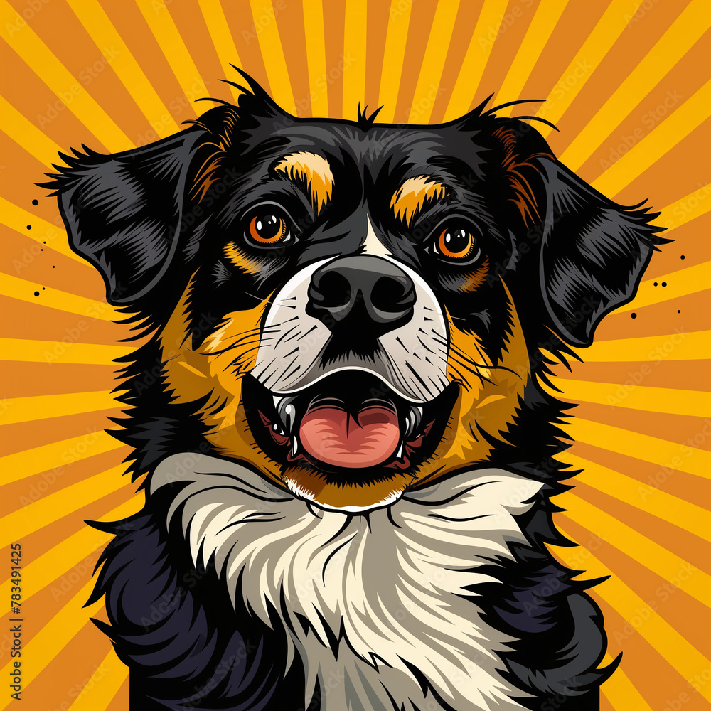 Fototapeta premium Dog illustration