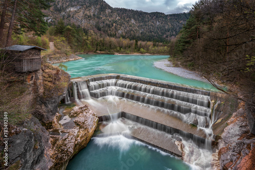 Lechfall Wasserfall Langzeitbelichtung Füssen
