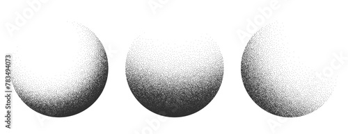 set of round stipple overlay pattern background