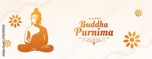 happy buddha purnima or vesak day greeting wallpaper