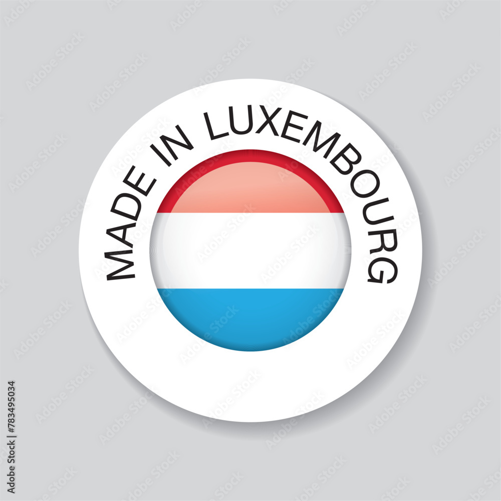 made in luxembourg. template icon design made in luxembourg. template icon design