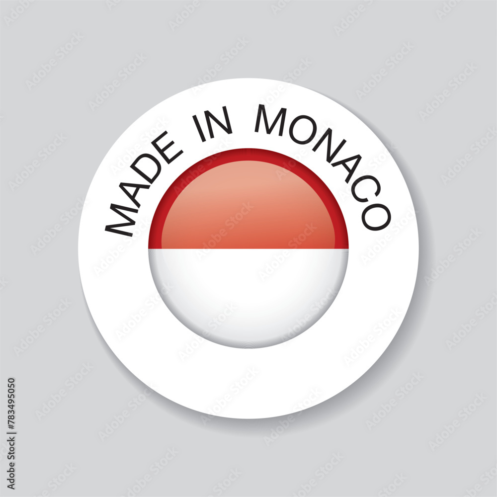made in monaco. template icon design made in monaco. template icon design
