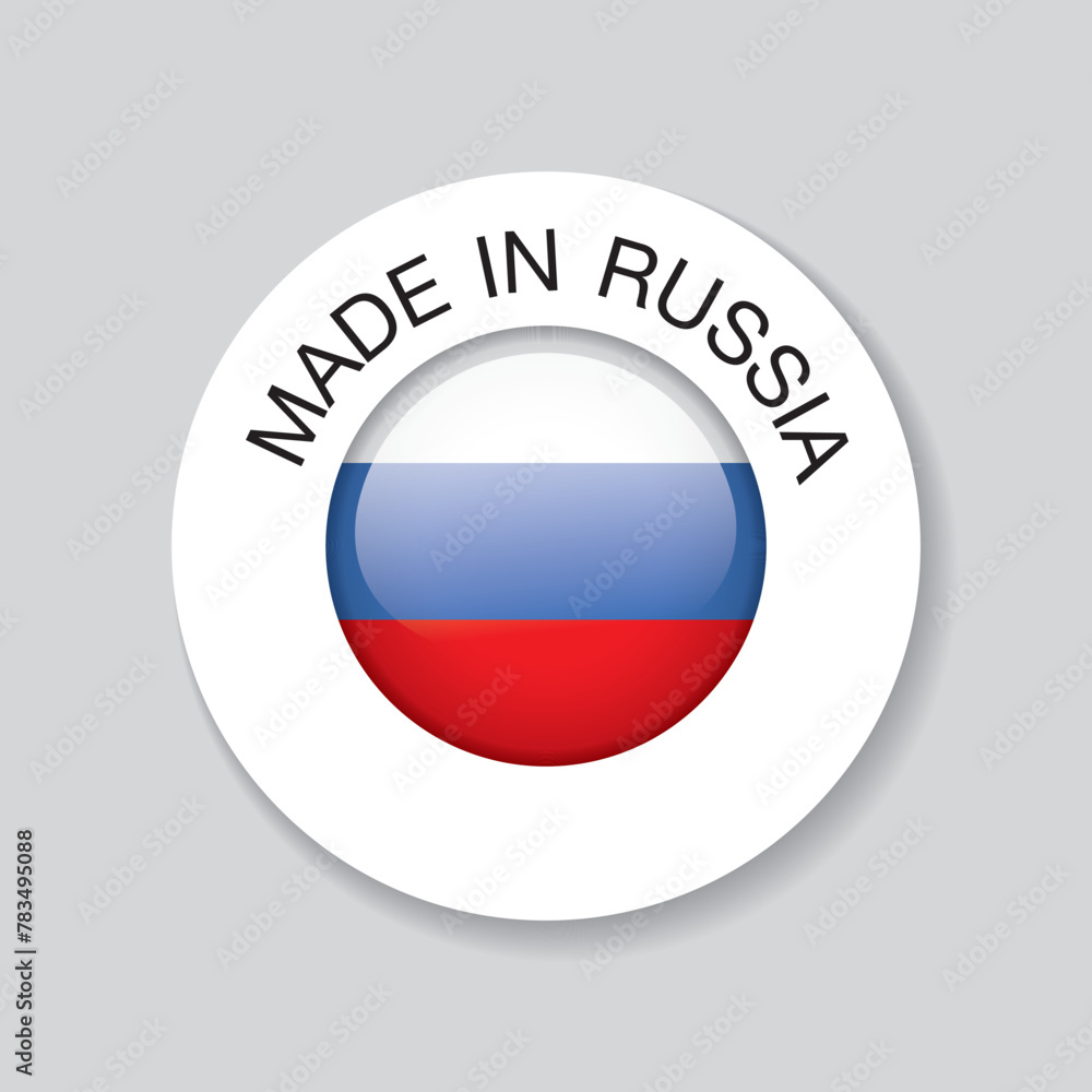 made in russia. template icon design made in russia. template icon design