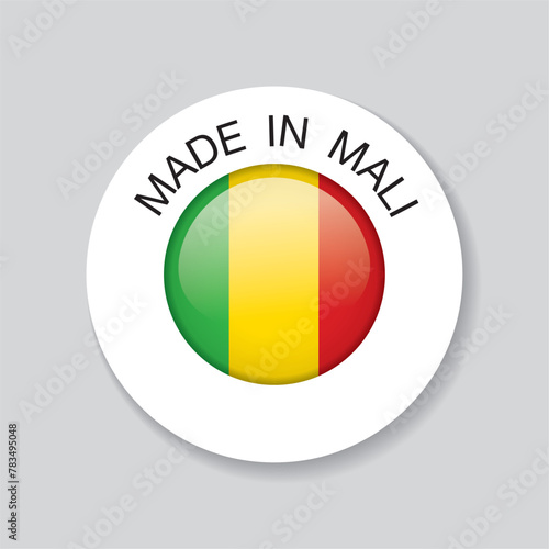 made in mali. template icon design