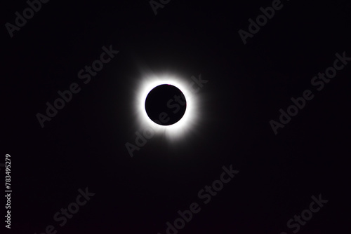 the totality of the great American eclipse 2024 photo