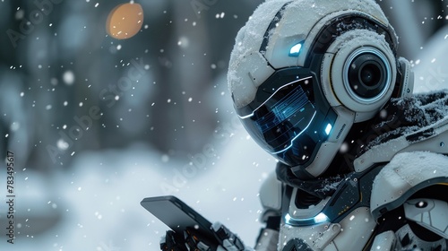 Snowbound Cyborg Communication photo