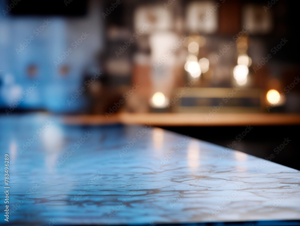 Close-up of a marble surface with a softly blurred background, highlighting the concept of depth and texture, Generative AI. Generative AI Close-up of a marble surface with a softly blurred background, highlighting the concept of depth and texture, Generative AI. Generative AI