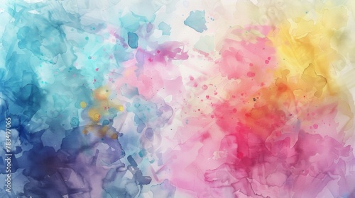 watercolor, no black lines, pastel colors, abstract, color splash