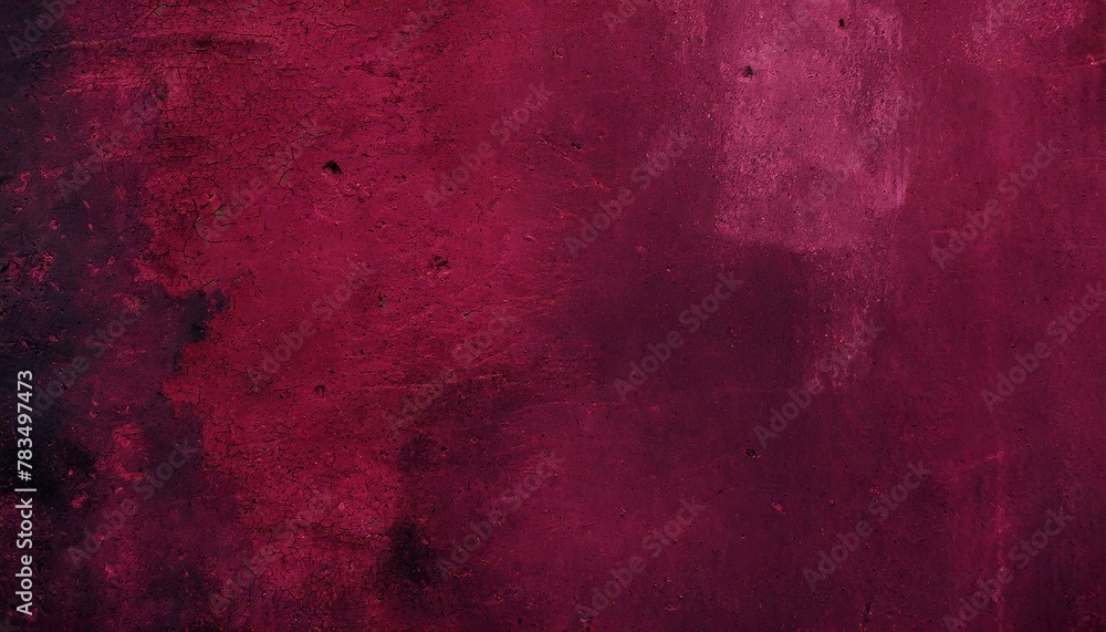 weathered black-red rough surface on a toned old concrete wall, featuring vibrant magenta hues  background wallpaper texture - obrazy, fototapety, plakaty 