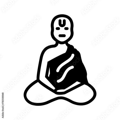 Vector solid black icon for Recluse