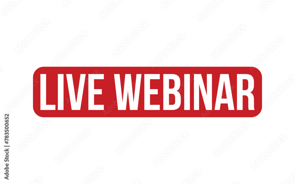 Red Live Webinar Rubber Stamp Seal Vector Red Live Webinar Rubber Stamp Seal Vector