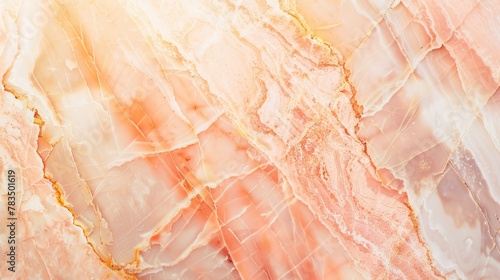 Radiant Peach and Coral Marble Texture