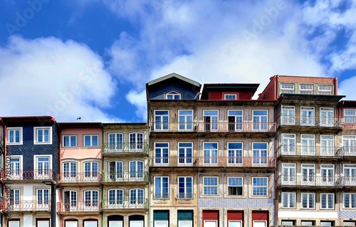 Apartment buildings in Porto, Portugal