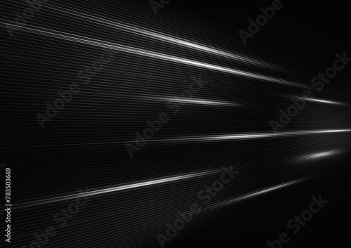 line technology abstract black background