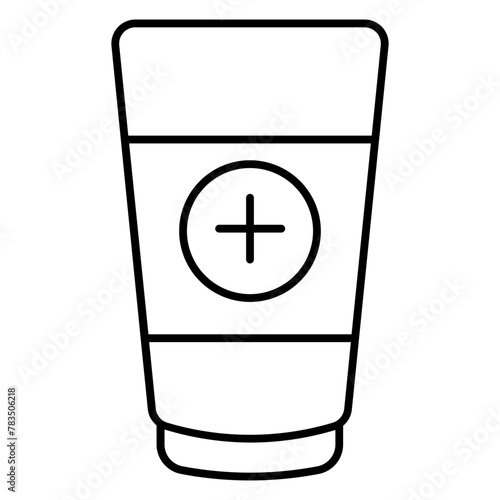 medicine cream medical icon