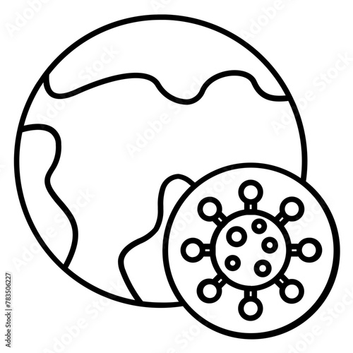 global virus medical icon