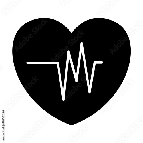 heart rate medical icon