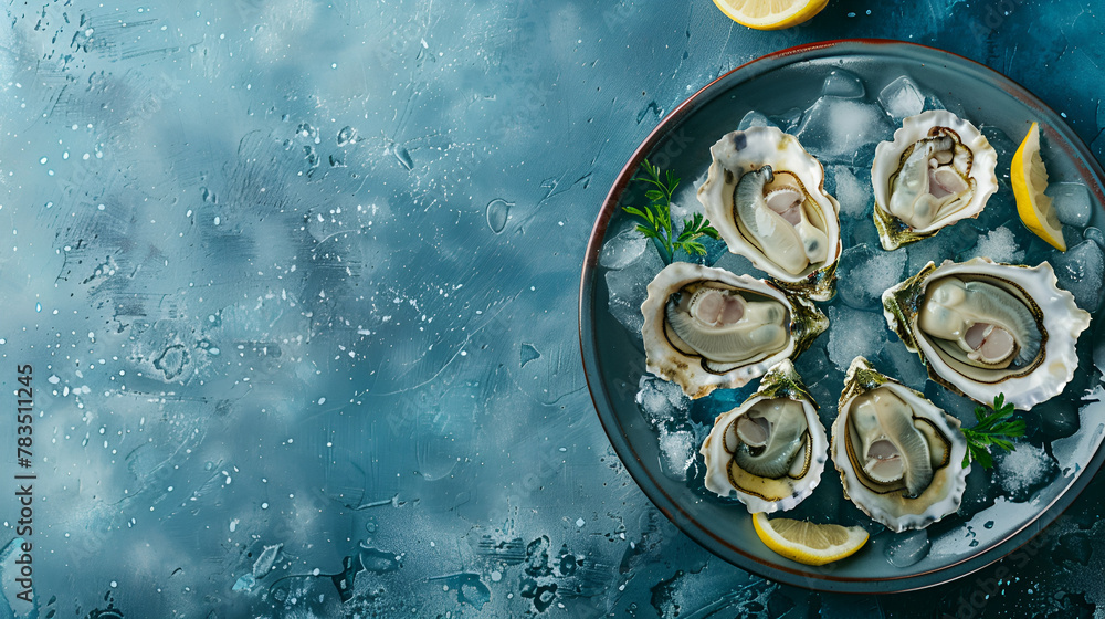 oysters with lemon , generative ai
