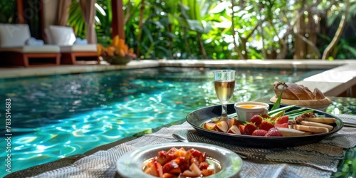 Floating Breakfasts in Private Pools © Bophe