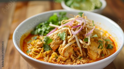 Khao Soi Recipe, Northern Style Curried Noodle Soup with Chicken