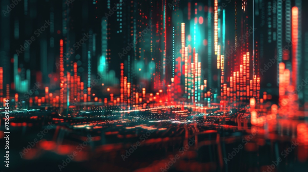 Stock market or forex trading graph and candlestick chart suitable for financial investment concept. Economy trends background for business Stock market or forex trading graph and candlestick chart suitable for financial investment concept. Economy trends background for business
