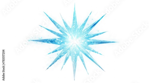 Ice Crystal Burst Radiance Display 