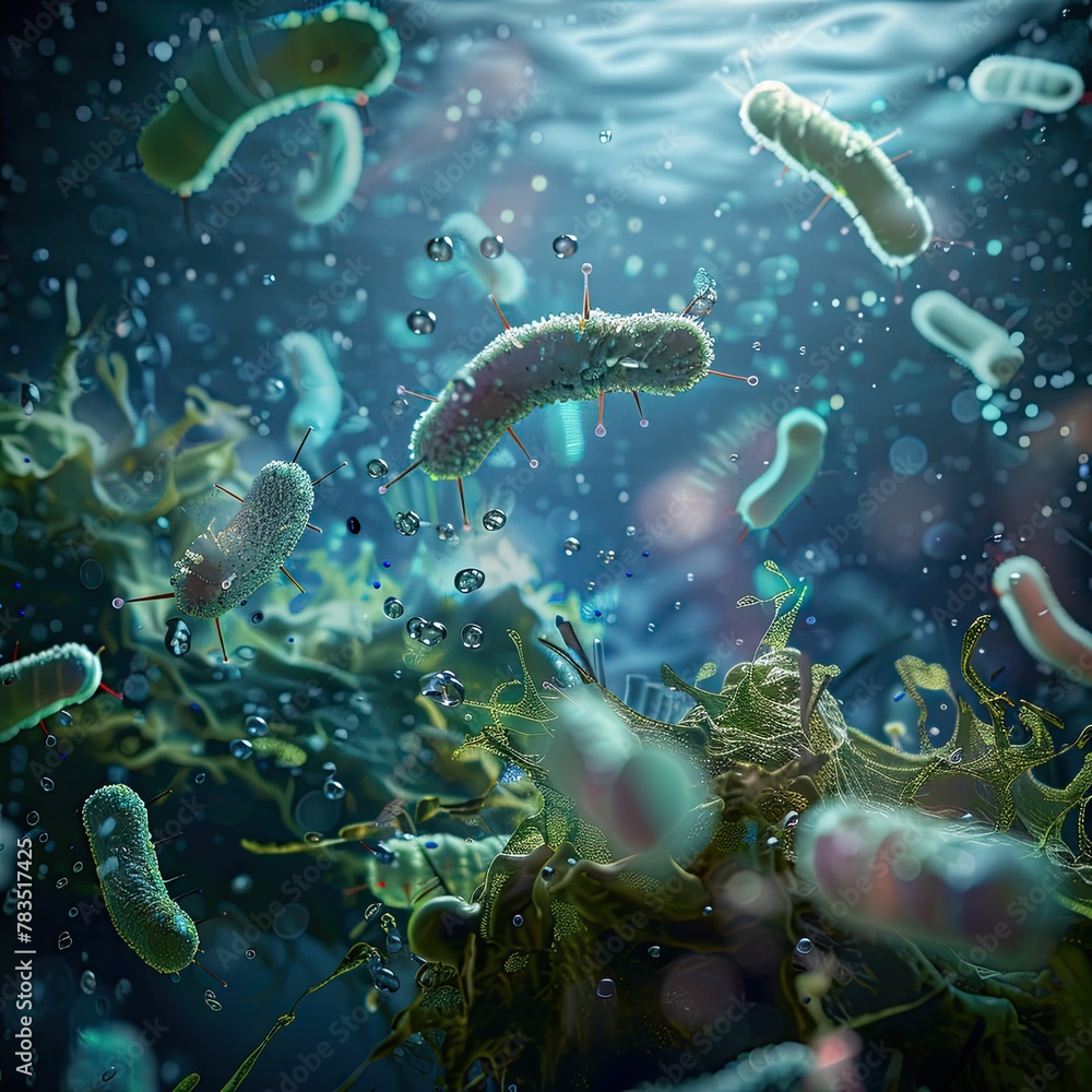 A 3D visualization of the cholera bacterium Vibrio cholerae A 3D visualization of the cholera bacterium Vibrio cholerae