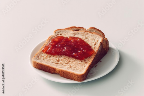 パン, 食パン, ジャム, 苺, 苺ジャム, 軽食, 朝食, bread, bread, jam, strawberry, strawberry jam, snack, breakfast