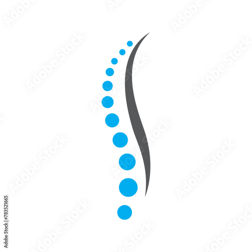 spine pain treatment and therapy logo design